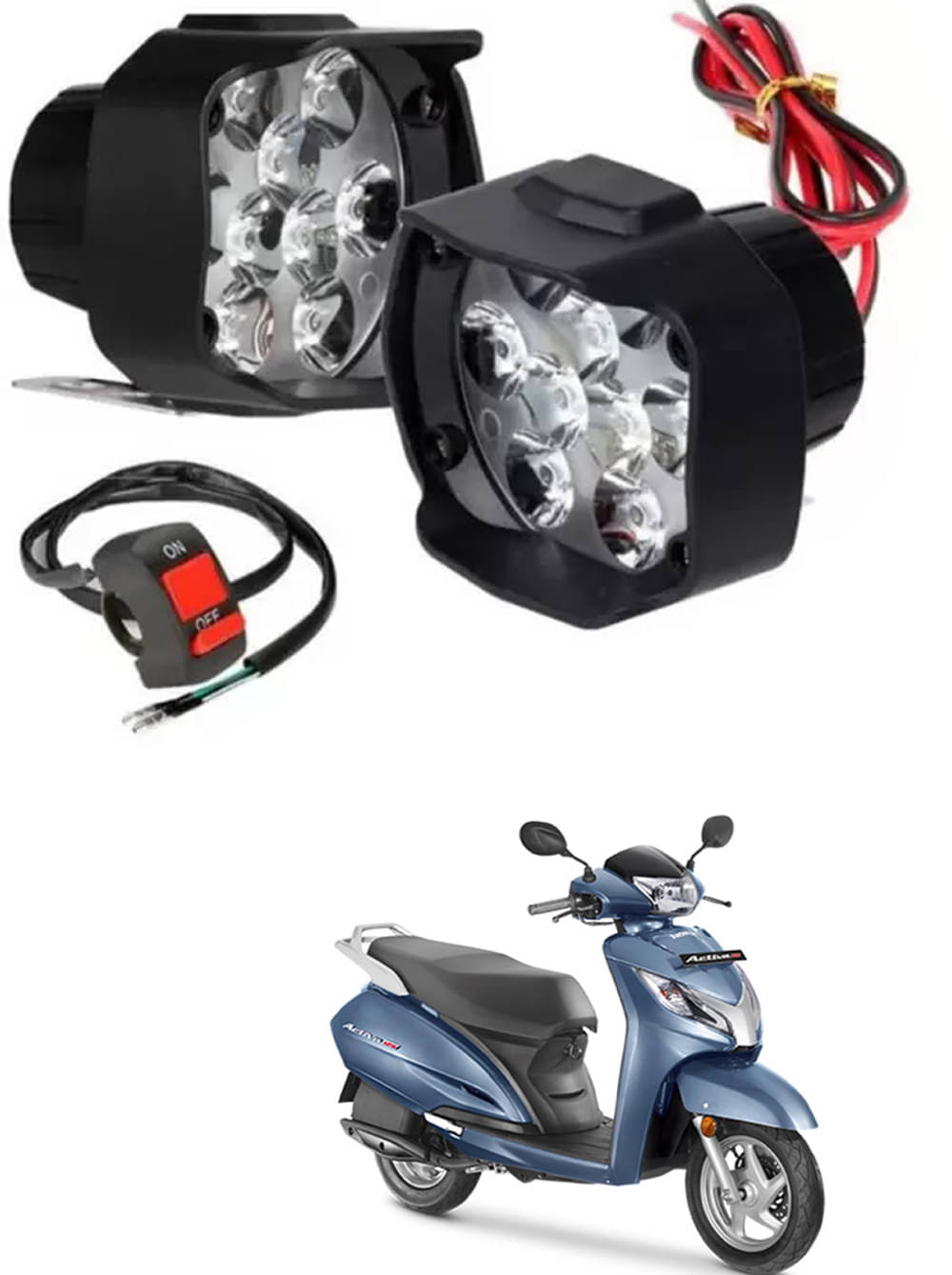     			Genric Fog Light For Honda ( Pack of 2 )