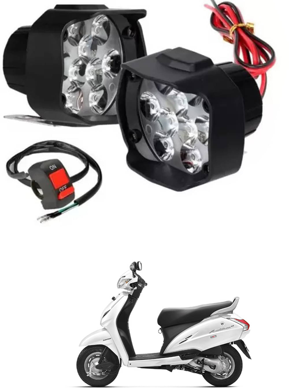 Genric Fog Light For Honda ( Pack of 2 ) Genric Fog Light For Honda ( Pack of 2 )