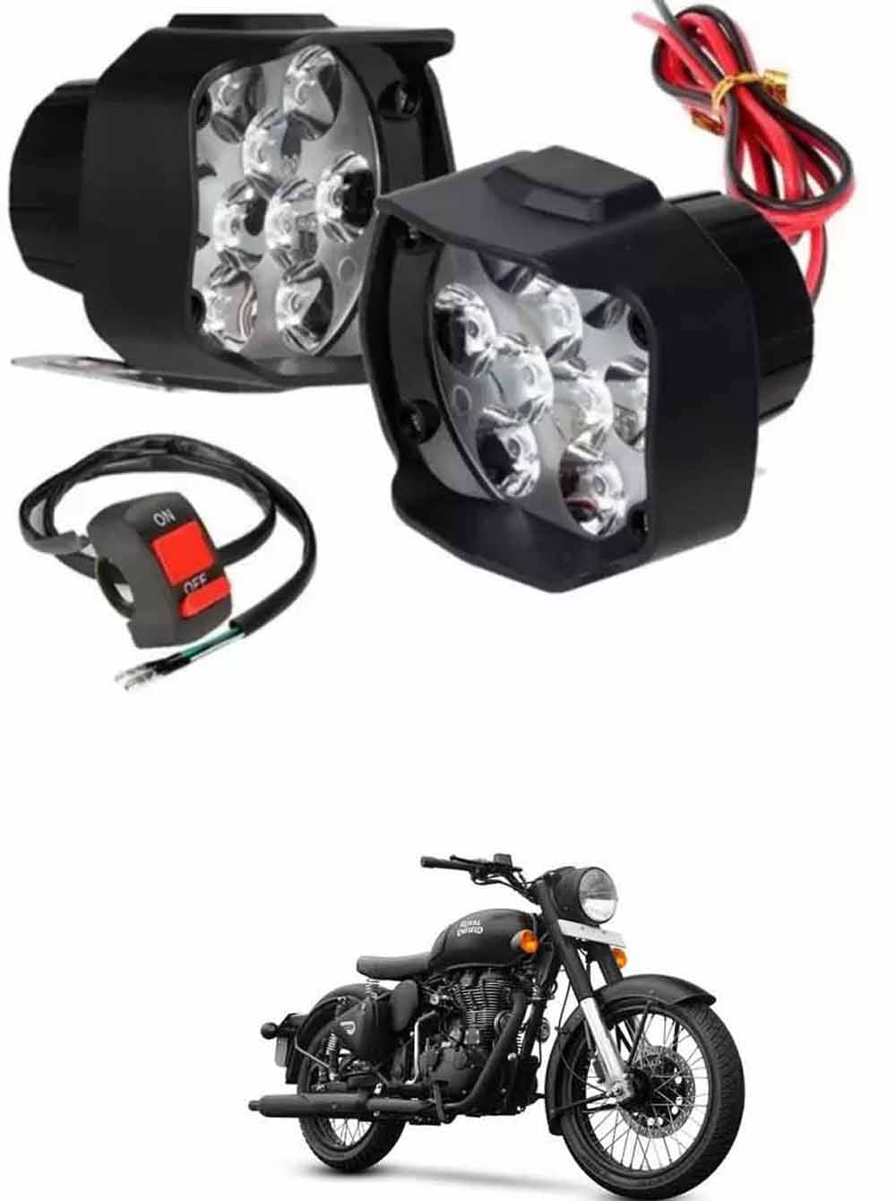     			Genric Fog Light For Royal Enfield ( Pack of 2 )
