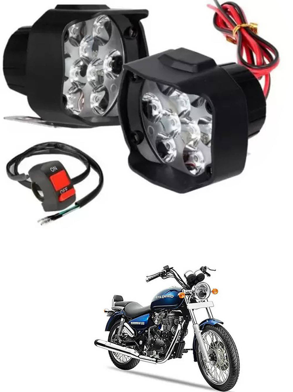     			Genric Fog Light For Royal Enfield ( Pack of 2 )