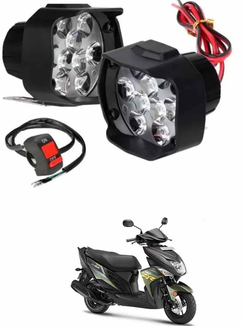 Genric Fog Light For Yamaha ( Pack of 2 ) Genric Fog Light For Yamaha ( Pack of 2 )