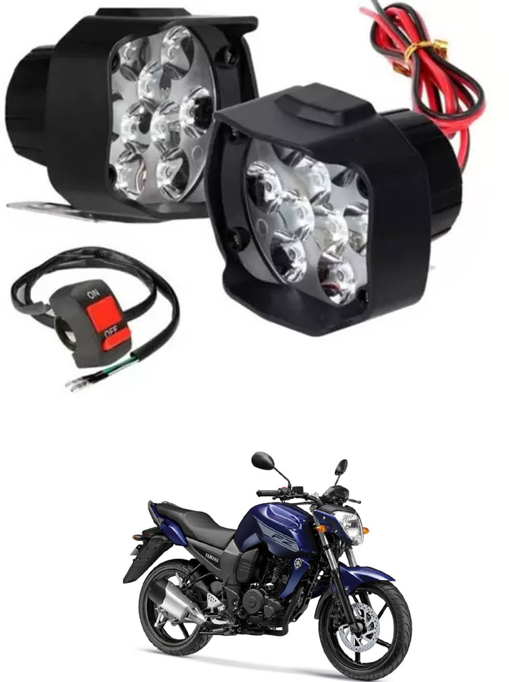 Genric Fog Light For Yamaha ( Pack of 2 ) Genric Fog Light For Yamaha ( Pack of 2 )