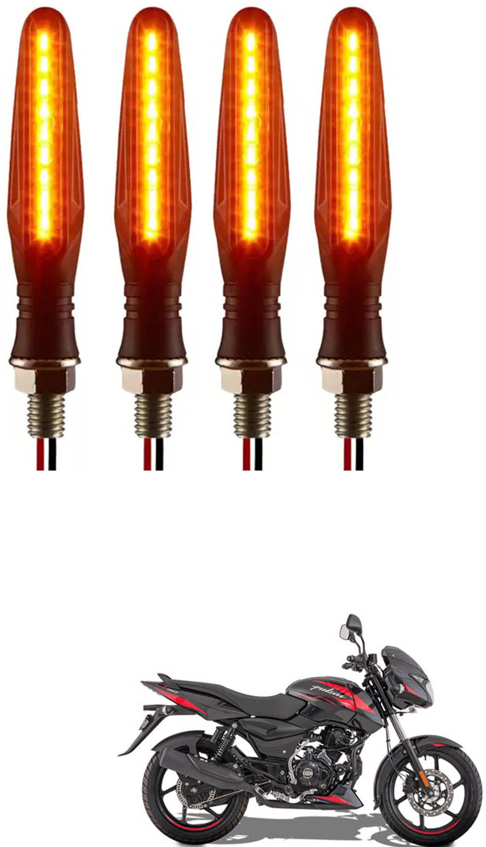 Genric Indicator Light For Bajaj ( Pack of 4 ) Genric Indicator Light For Bajaj ( Pack of 4 )