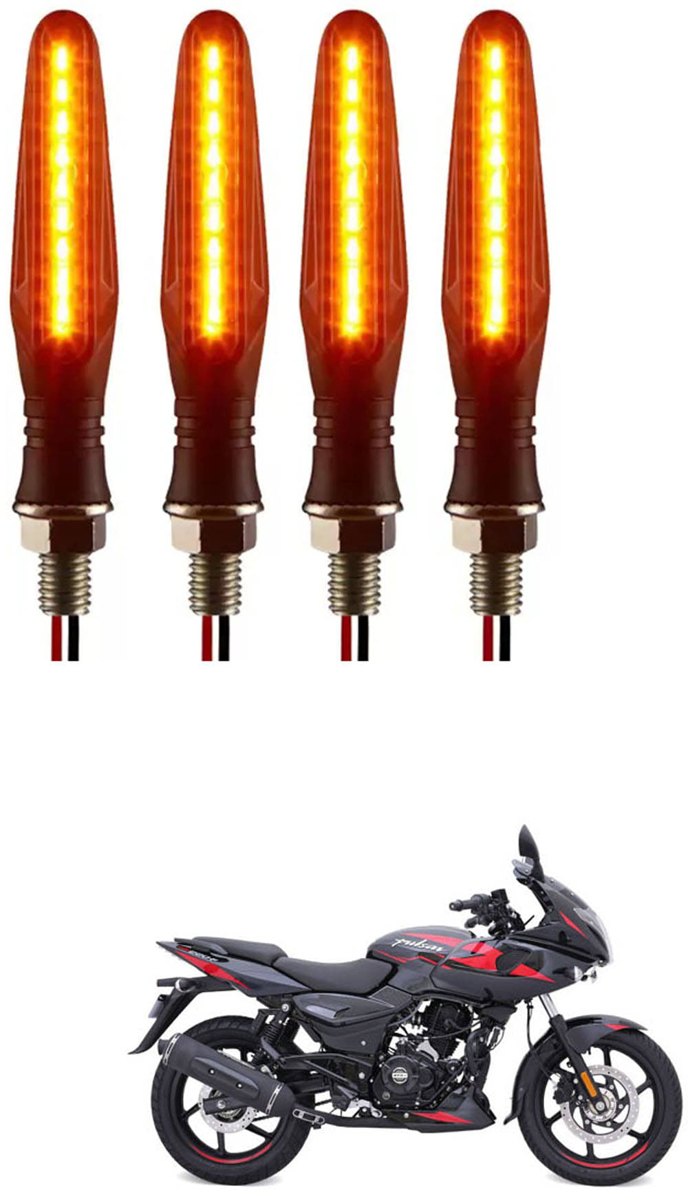     			Genric Indicator Light For Bajaj ( Pack of 4 )
