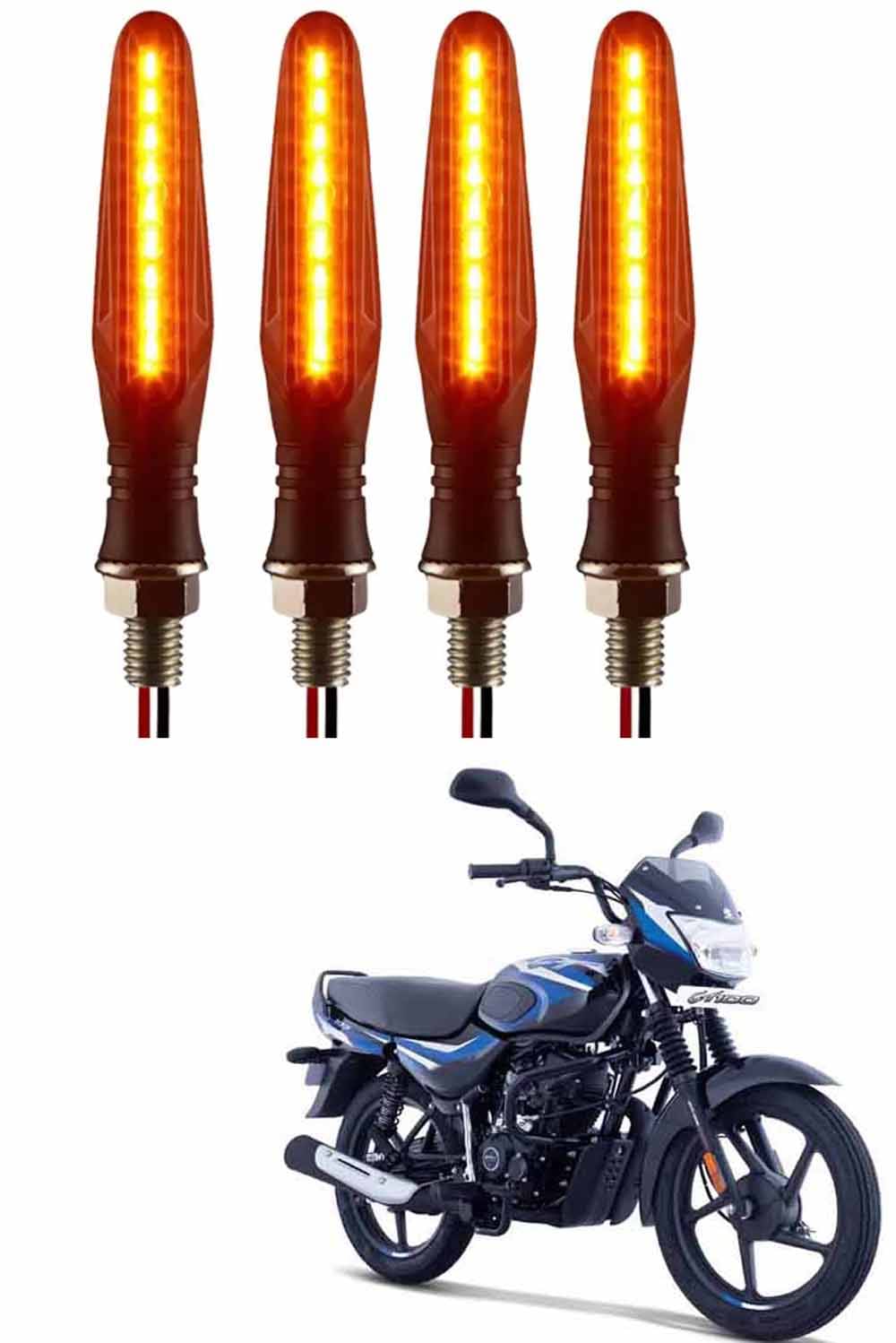     			Genric Indicator Light For Bajaj ( Pack of 4 )