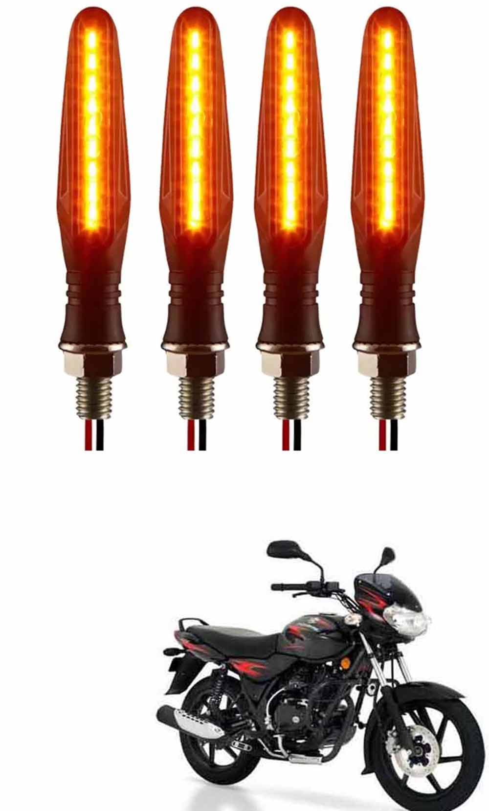     			Genric Indicator Light For Bajaj ( Pack of 4 )