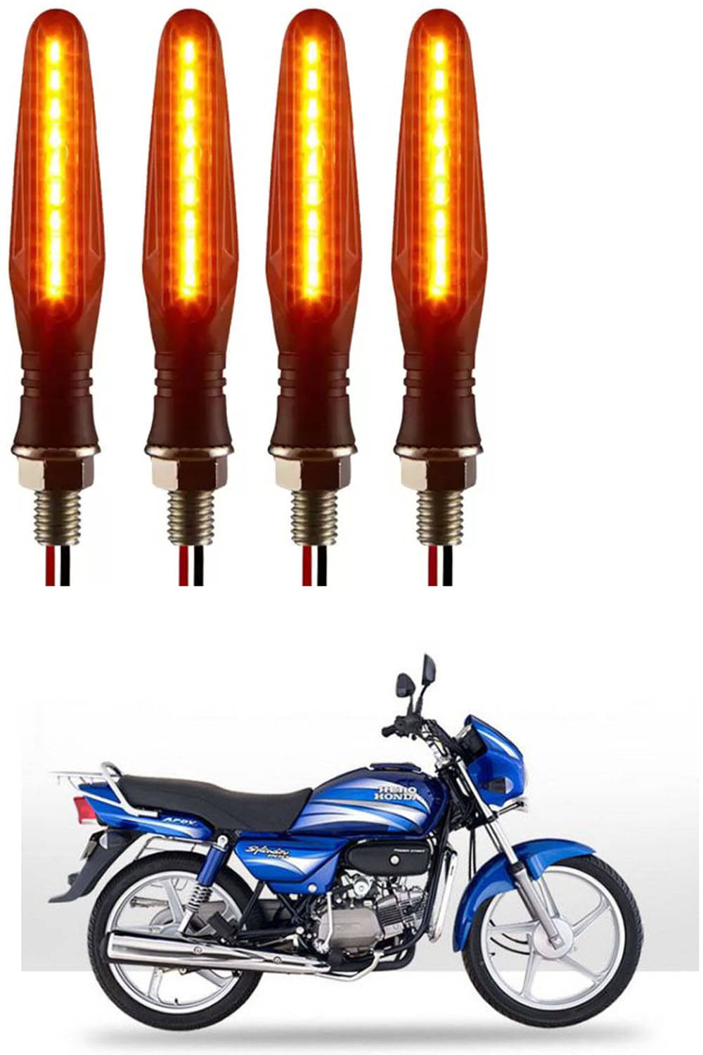     			Genric Indicator Light For Hero ( Pack of 4 )