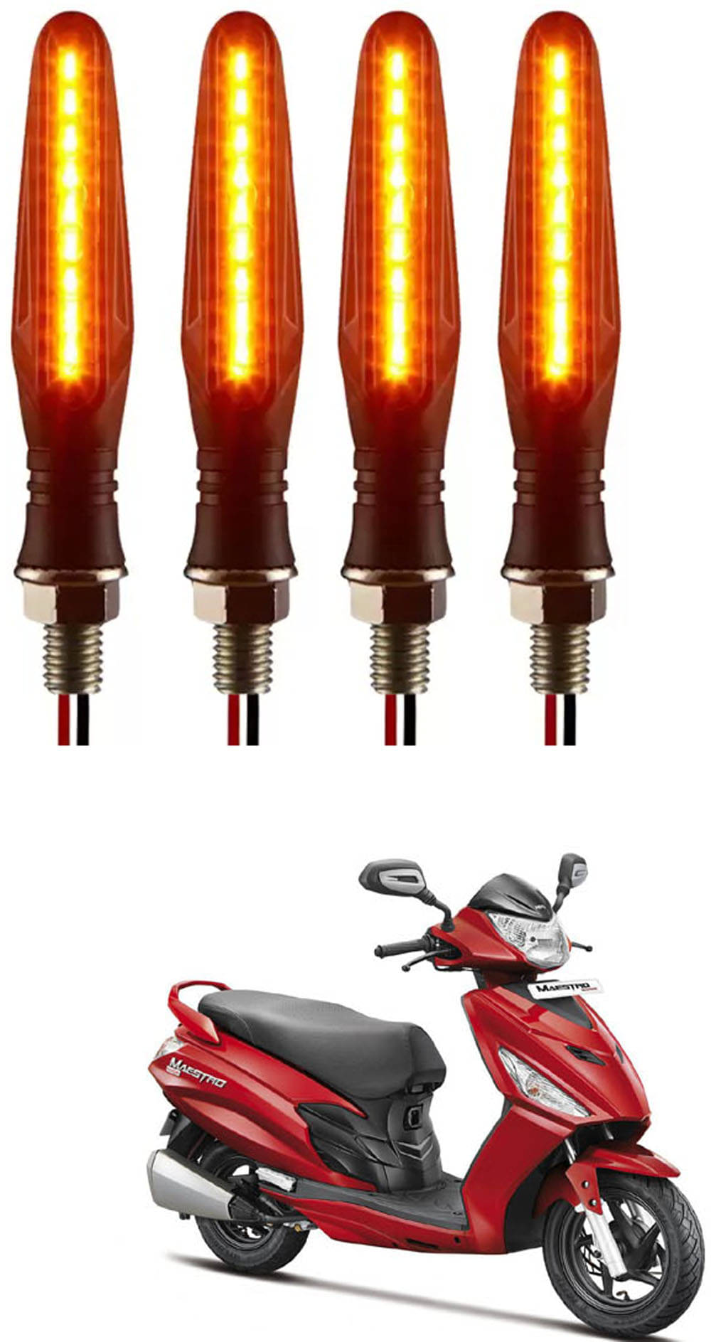     			Genric Indicator Light For Hero ( Pack of 4 )
