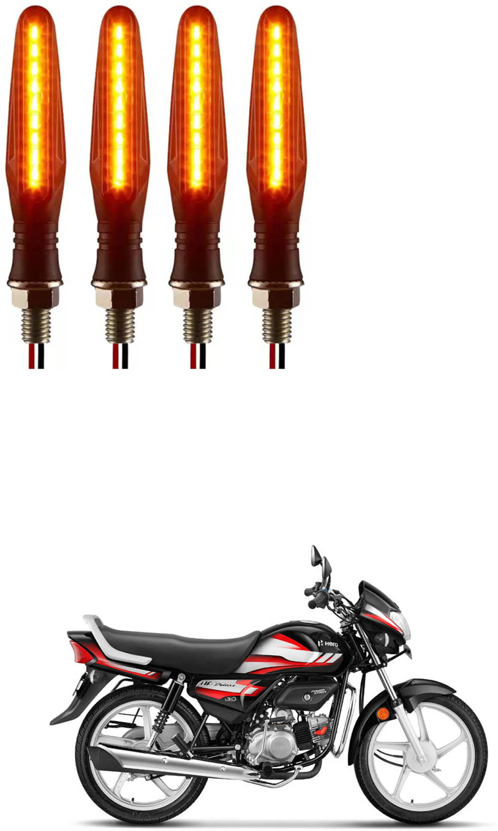 Genric Indicator Light For Hero ( Pack of 4 ) Genric Indicator Light For Hero ( Pack of 4 )