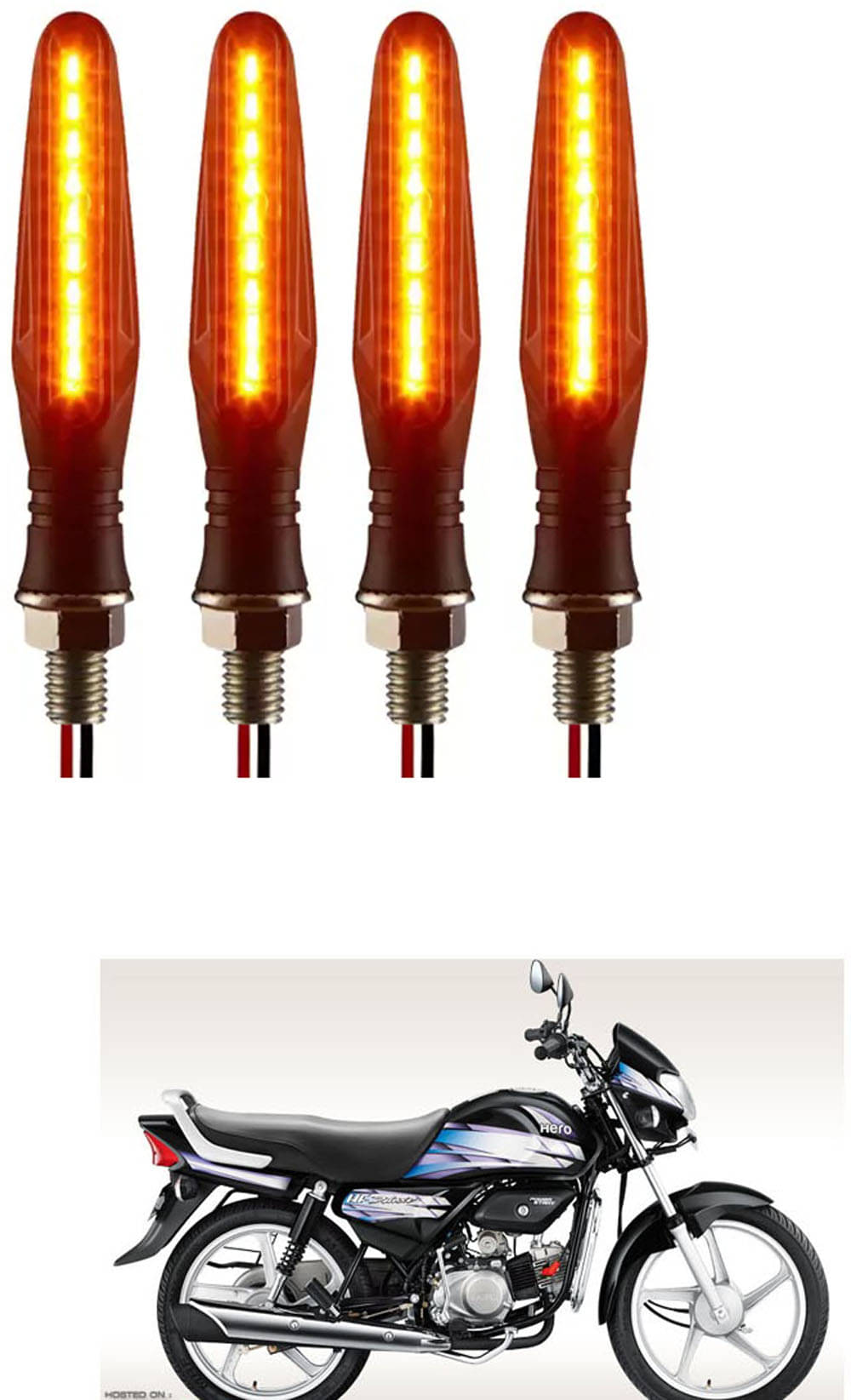 Genric Indicator Light For Hero ( Pack of 4 ) Genric Indicator Light For Hero ( Pack of 4 )