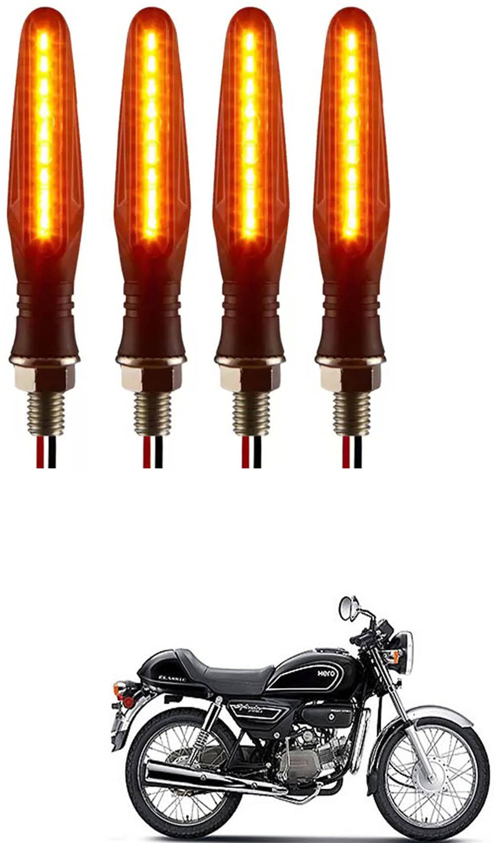 Genric Indicator Light For Hero ( Pack of 4 ) Genric Indicator Light For Hero ( Pack of 4 )