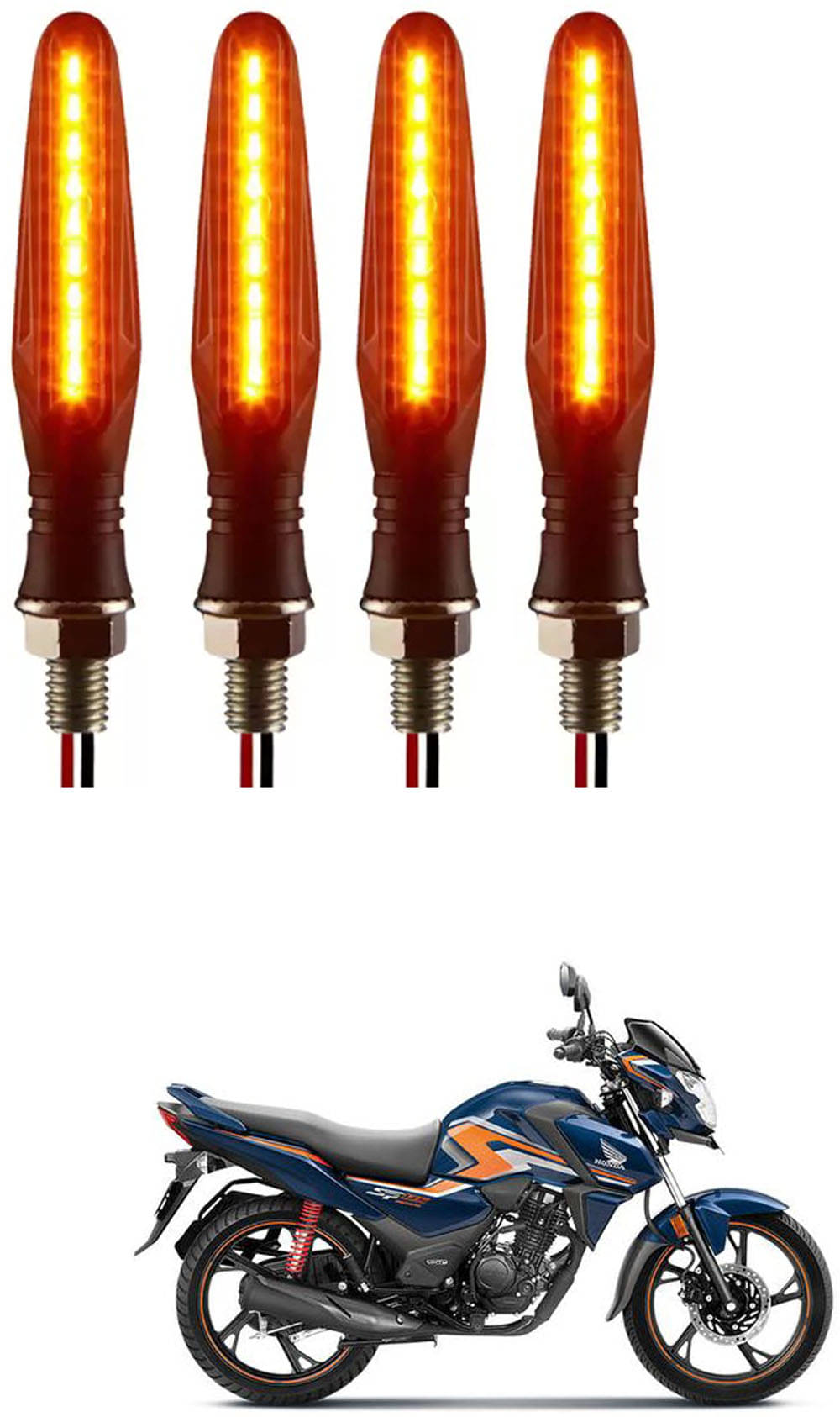     			Genric Indicator Light For Honda ( Pack of 4 )