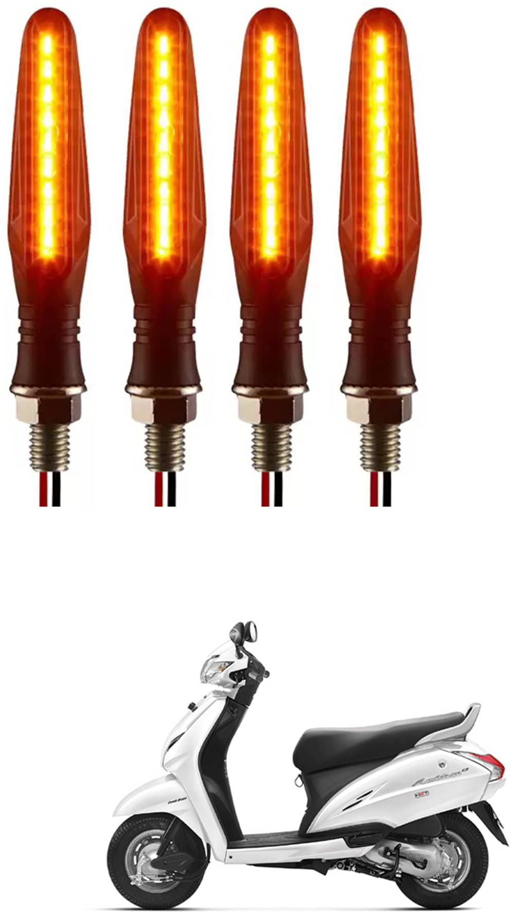     			Genric Indicator Light For Honda ( Pack of 4 )
