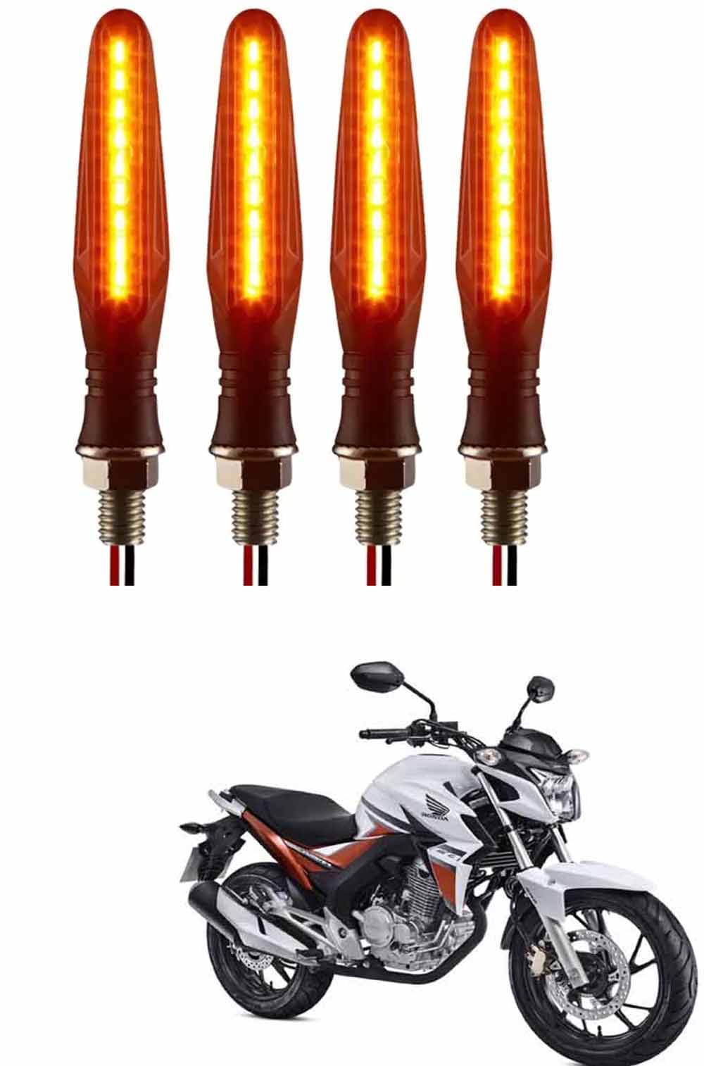 Genric Indicator Light For Honda ( Pack of 4 ) Genric Indicator Light For Honda ( Pack of 4 )