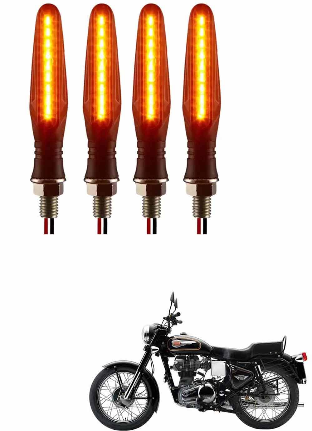     			Genric Indicator Light For Royal Enfield ( Pack of 4 )
