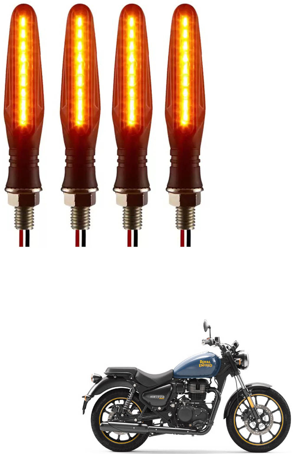     			Genric Indicator Light For Royal Enfield ( Pack of 4 )