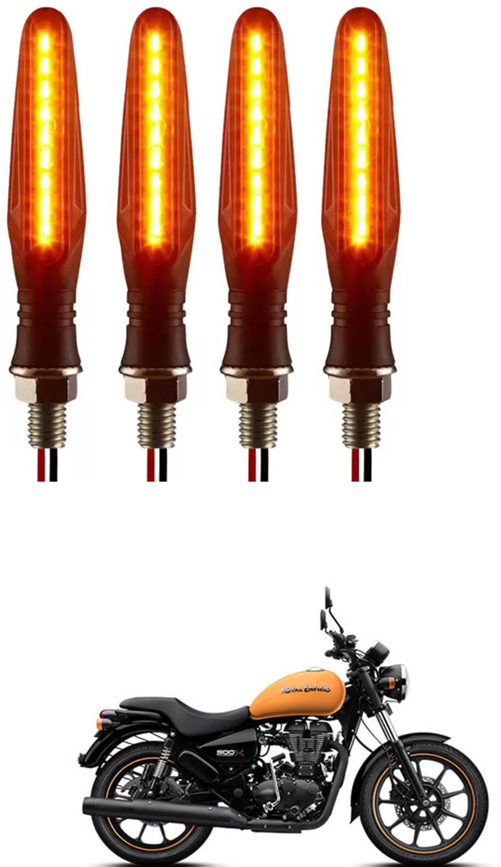     			Genric Indicator Light For Royal Enfield ( Pack of 4 )