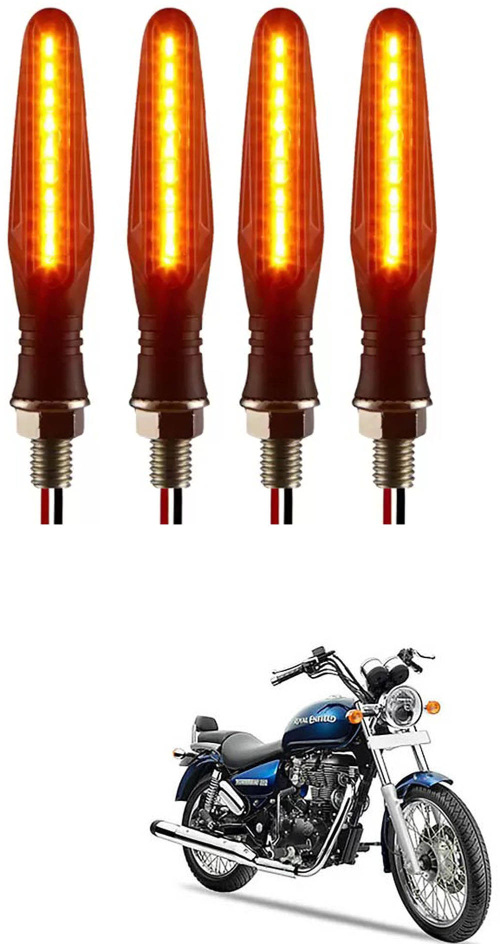     			Genric Indicator Light For Royal Enfield ( Pack of 4 )