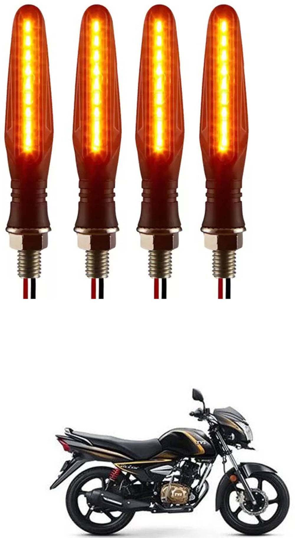 Genric Indicator Light For TVS ( Pack of 4 ) Genric Indicator Light For TVS ( Pack of 4 )