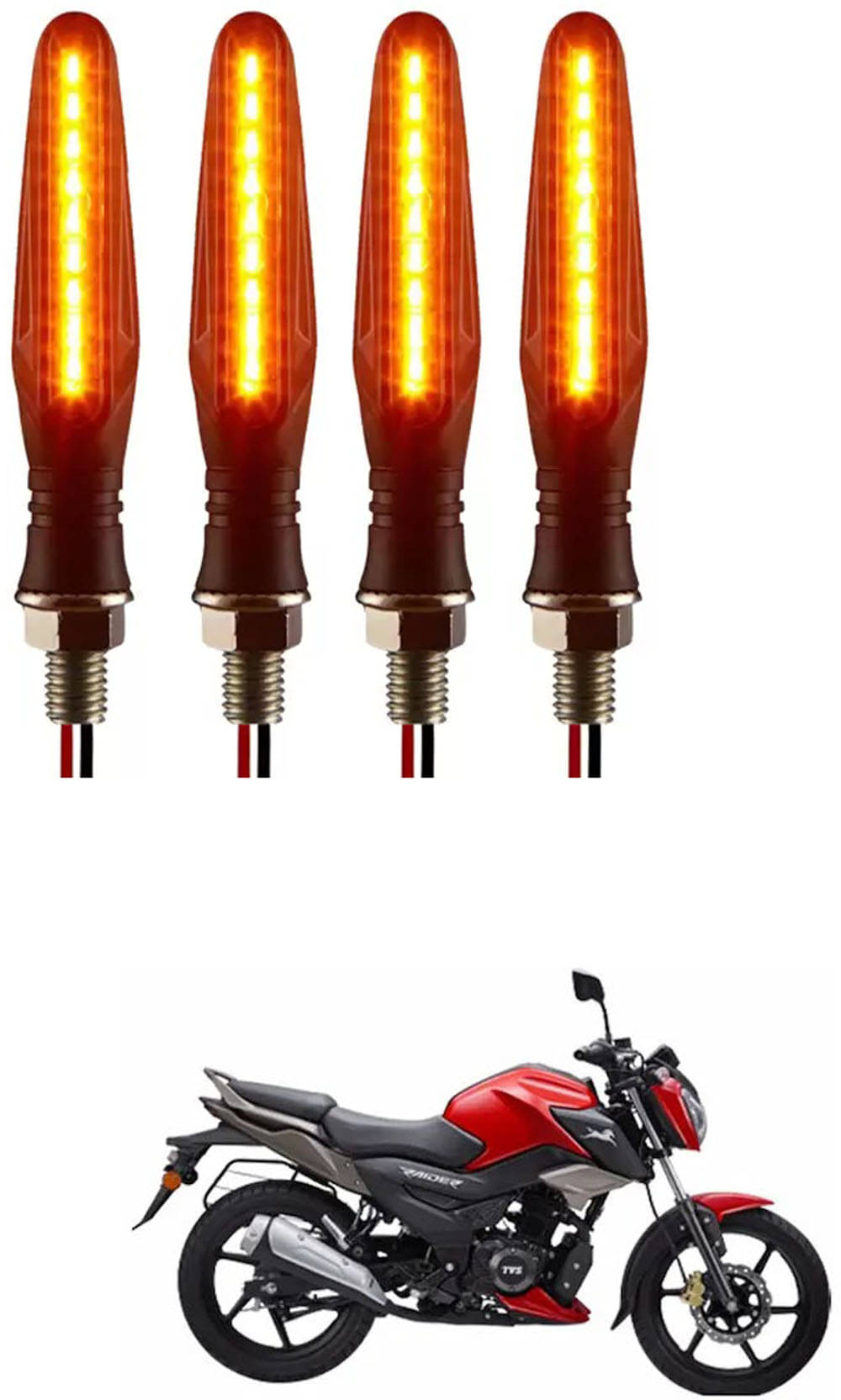 Genric Indicator Light For TVS ( Pack of 4 ) Genric Indicator Light For TVS ( Pack of 4 )