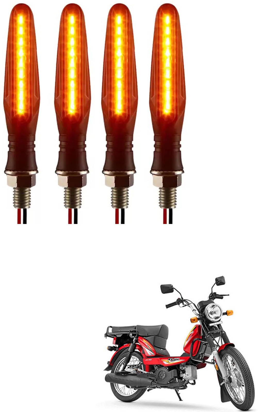 Genric Indicator Light For TVS ( Pack of 4 ) Genric Indicator Light For TVS ( Pack of 4 )
