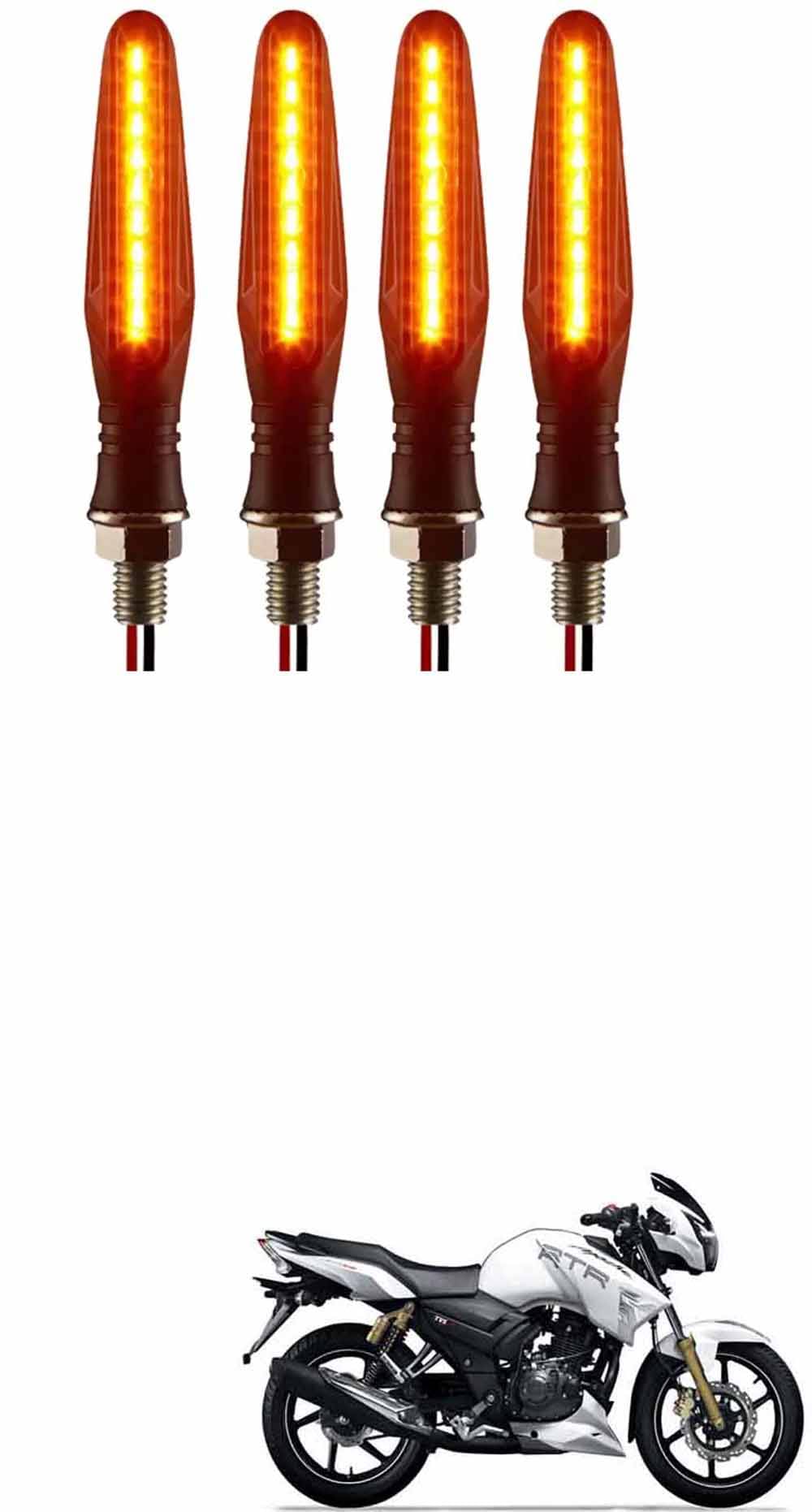     			Genric Indicator Light For TVS ( Pack of 4 )