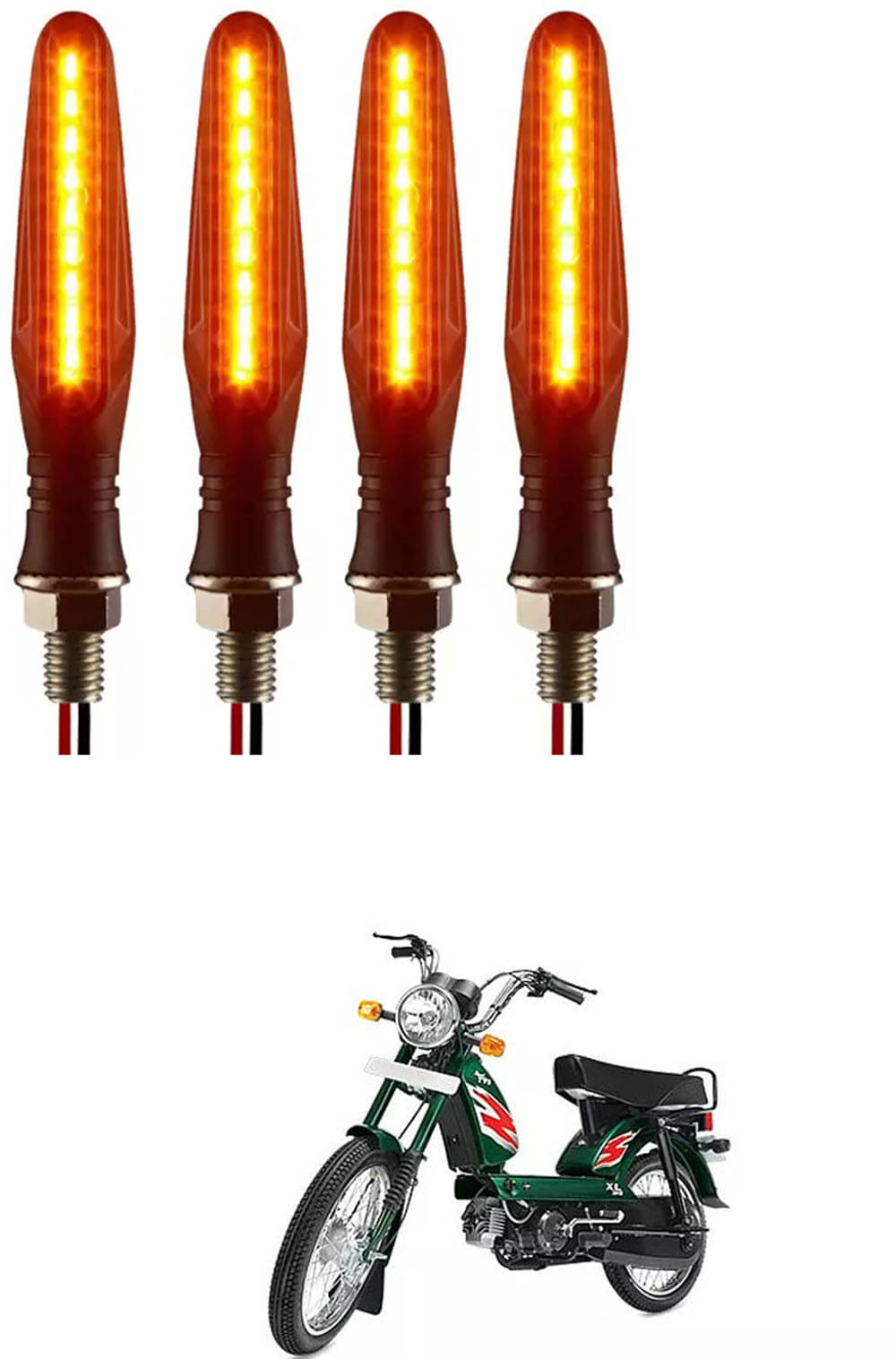     			Genric Indicator Light For TVS ( Pack of 4 )