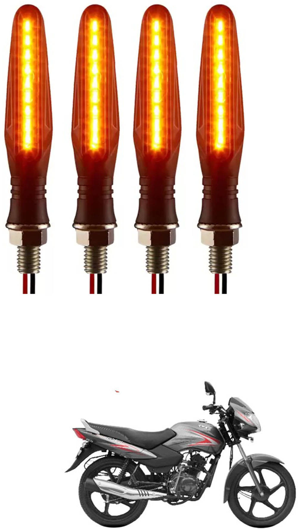 Genric Indicator Light For TVS ( Pack of 4 ) Genric Indicator Light For TVS ( Pack of 4 )