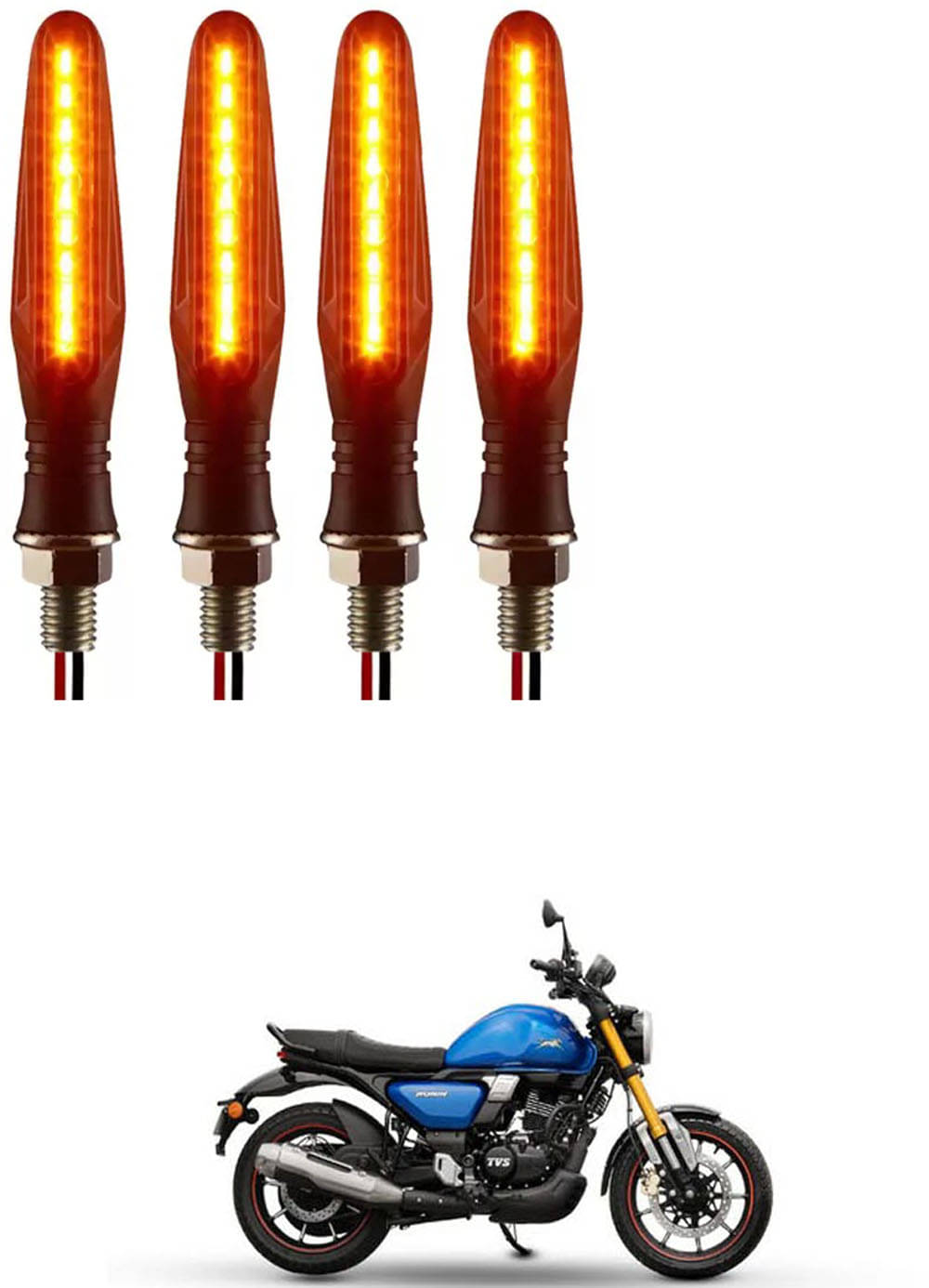 Genric Indicator Light For TVS ( Pack of 4 ) Genric Indicator Light For TVS ( Pack of 4 )