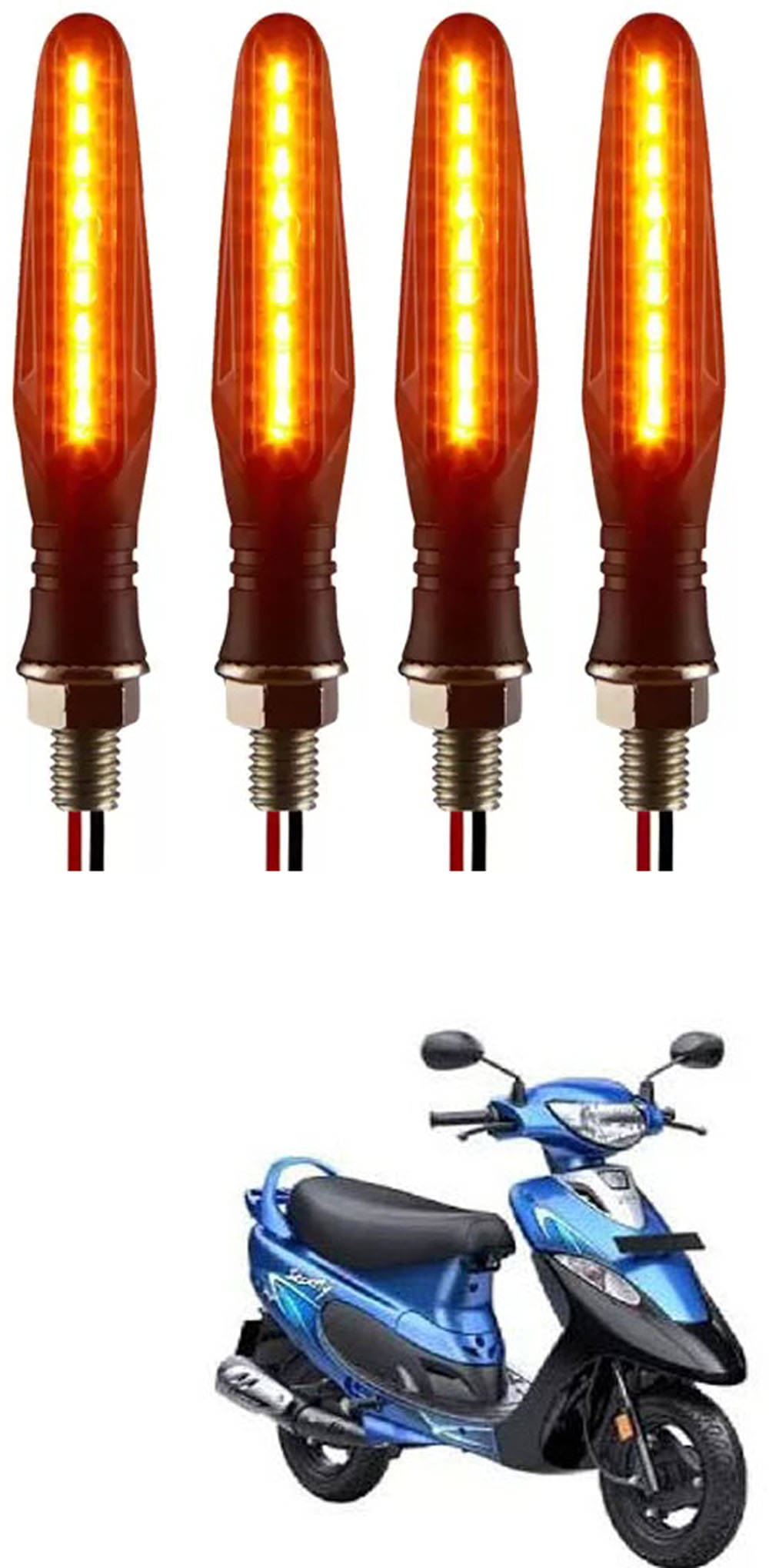 Genric Indicator Light For TVS ( Pack of 4 ) Genric Indicator Light For TVS ( Pack of 4 )
