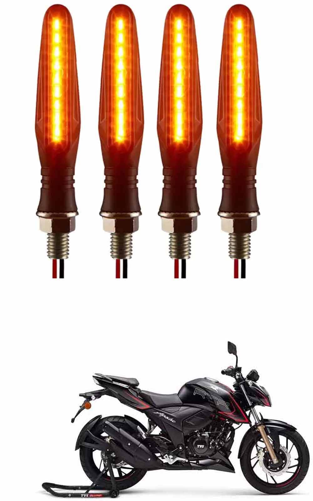Genric Indicator Light For TVS ( Pack of 4 ) Genric Indicator Light For TVS ( Pack of 4 )