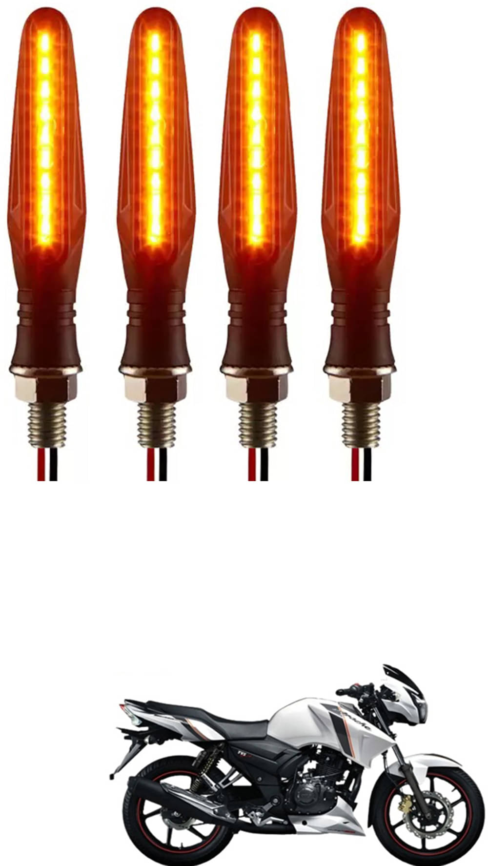     			Genric Indicator Light For TVS ( Pack of 4 )