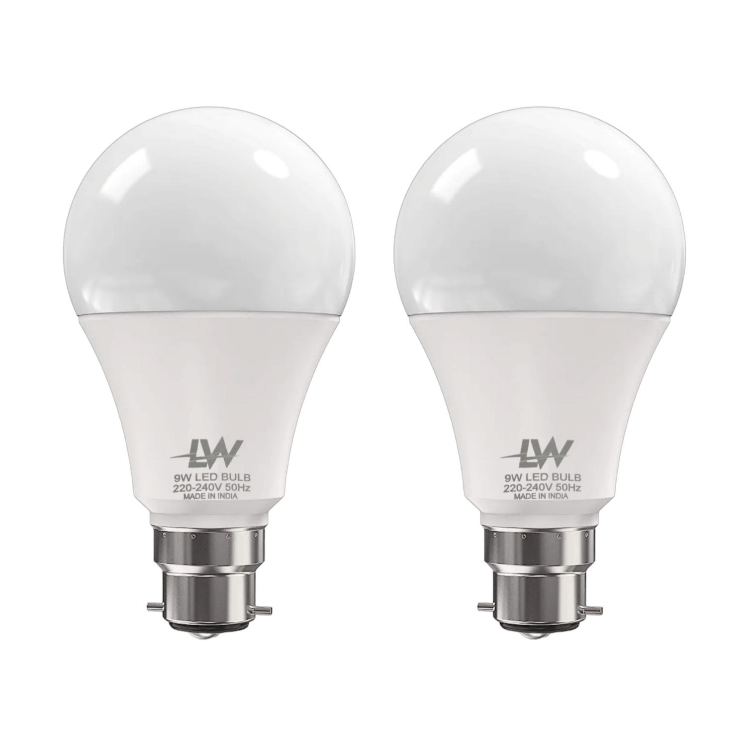     			LAZYWINDOW 9W Cool Day Light LED Bulb ( Pack of 2 )