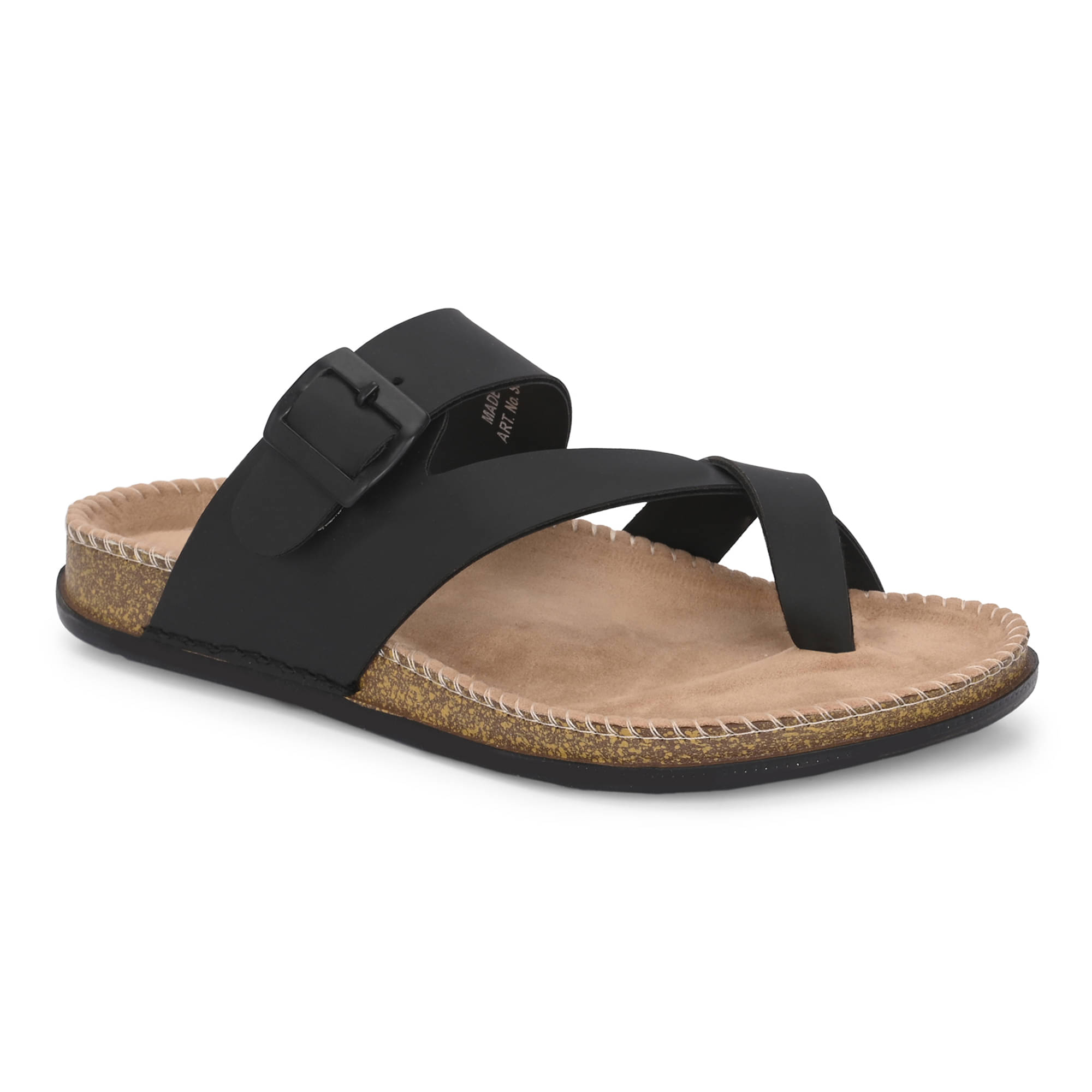     			Leeport Black Men's Daily Slipper