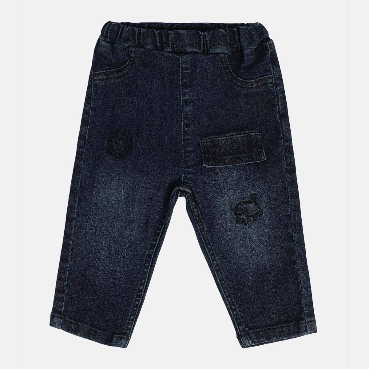     			MINI KLUB Baby Boys 100% Cotton Trousers ( Blue )