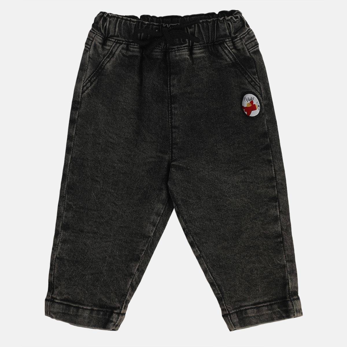     			MINI KLUB Baby Boys 100% Cotton Trousers ( Black )