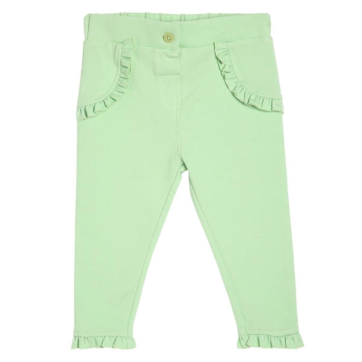 MINI KLUB Pack of 1 Baby Girls Cotton Blend Pyjama ( Green ) MINI KLUB Pack of 1 Baby Girls Cotton Blend Pyjama ( Green )