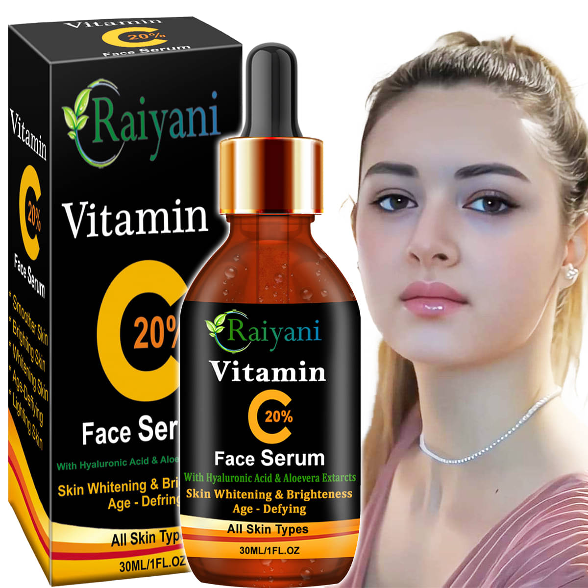 Raiyani Face Serum Vitamin C Skin Toning For All Skin Type ( Pack of 1 ) Raiyani Face Serum Vitamin C Skin Toning For All Skin Type ( Pack of 1 )
