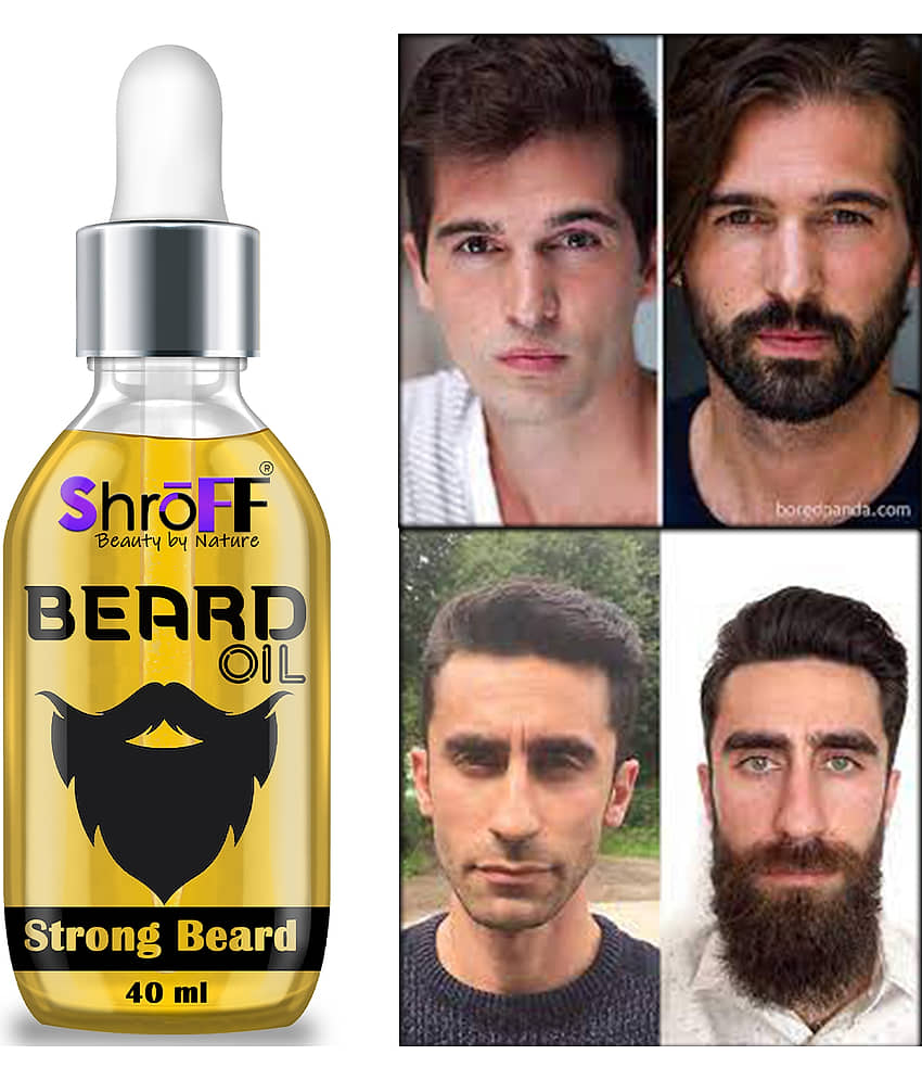 Shroff Almond Oil Promotes Beard Growth Beard Oil 40 ml - Beard Care and Tools | Buy online on ZillyBuy