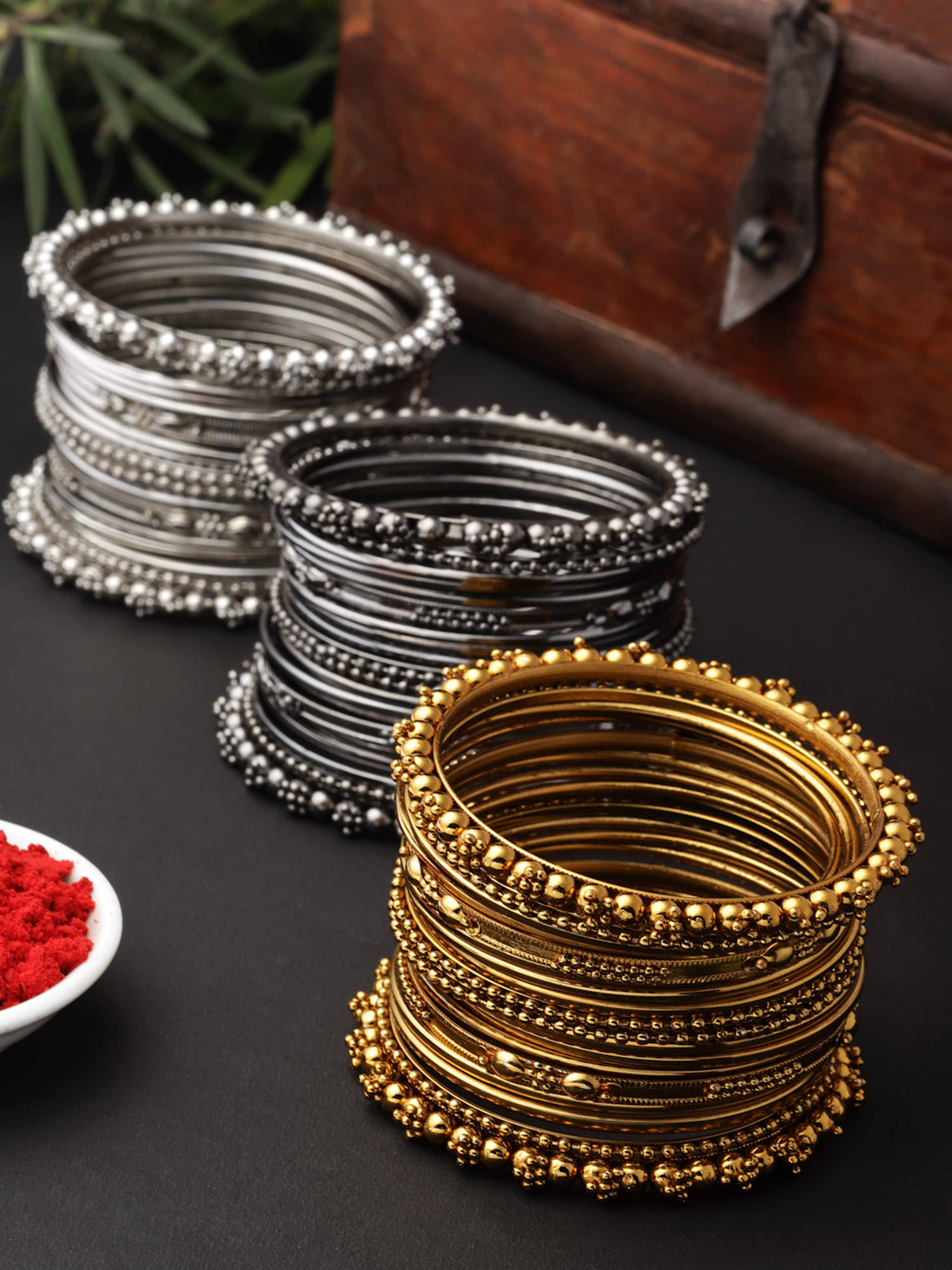 Zeneme Multicolor Bangle Set ( Pack of 60 ) Zeneme Multicolor Bangle Set ( Pack of 60 )