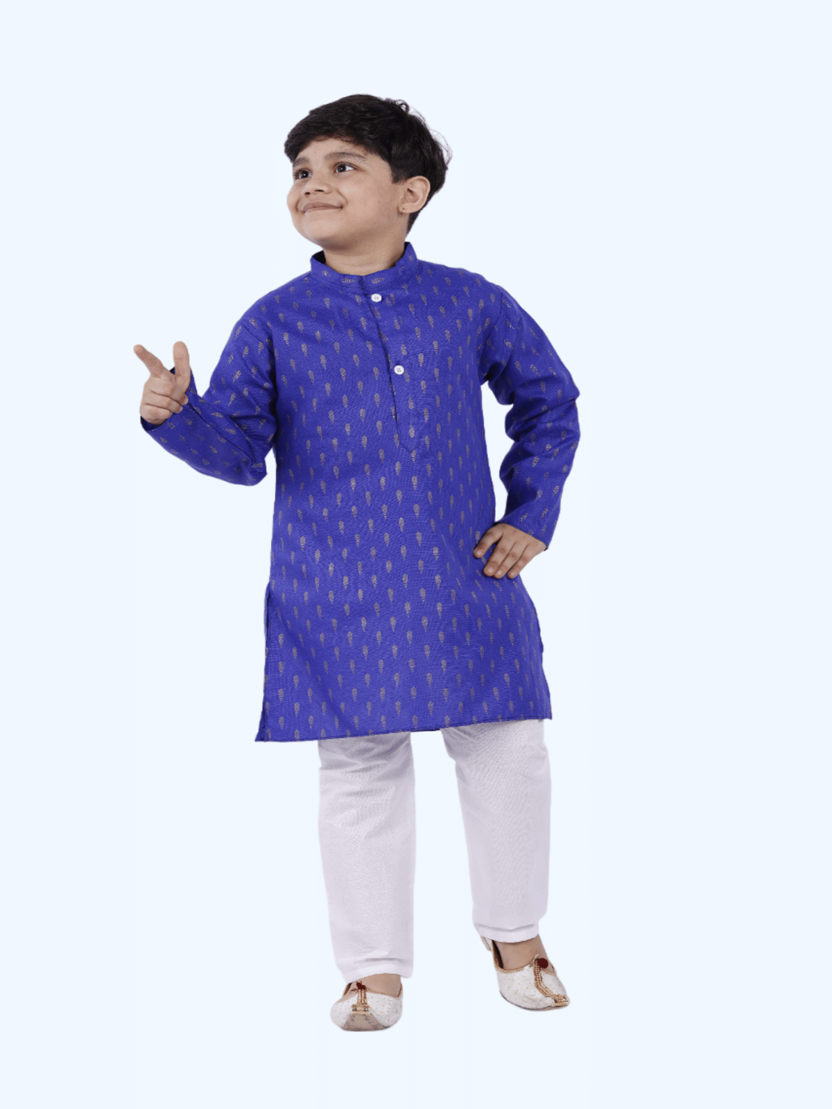s muktar garments Pack of 1 Boys Cotton Blend ( Blue ) s muktar garments Pack of 1 Boys Cotton Blend ( Blue )
