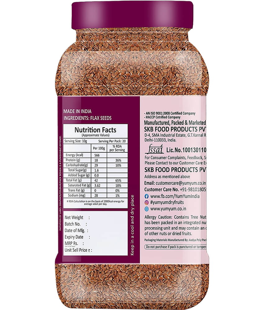 yumyum Flax Seeds ( Pack of 1 )