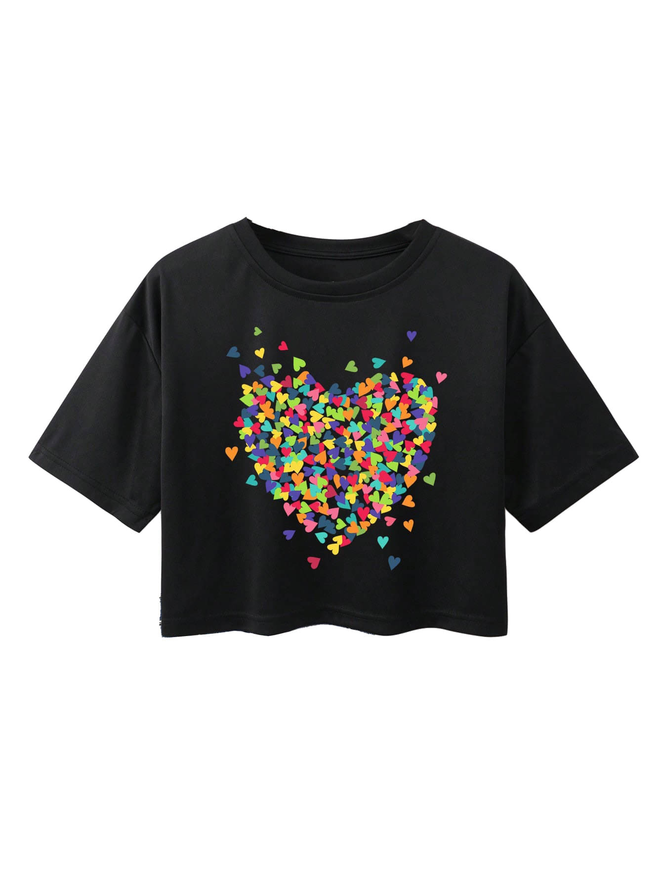     			Aahwan Women's Cotton Crop Top ( Black )