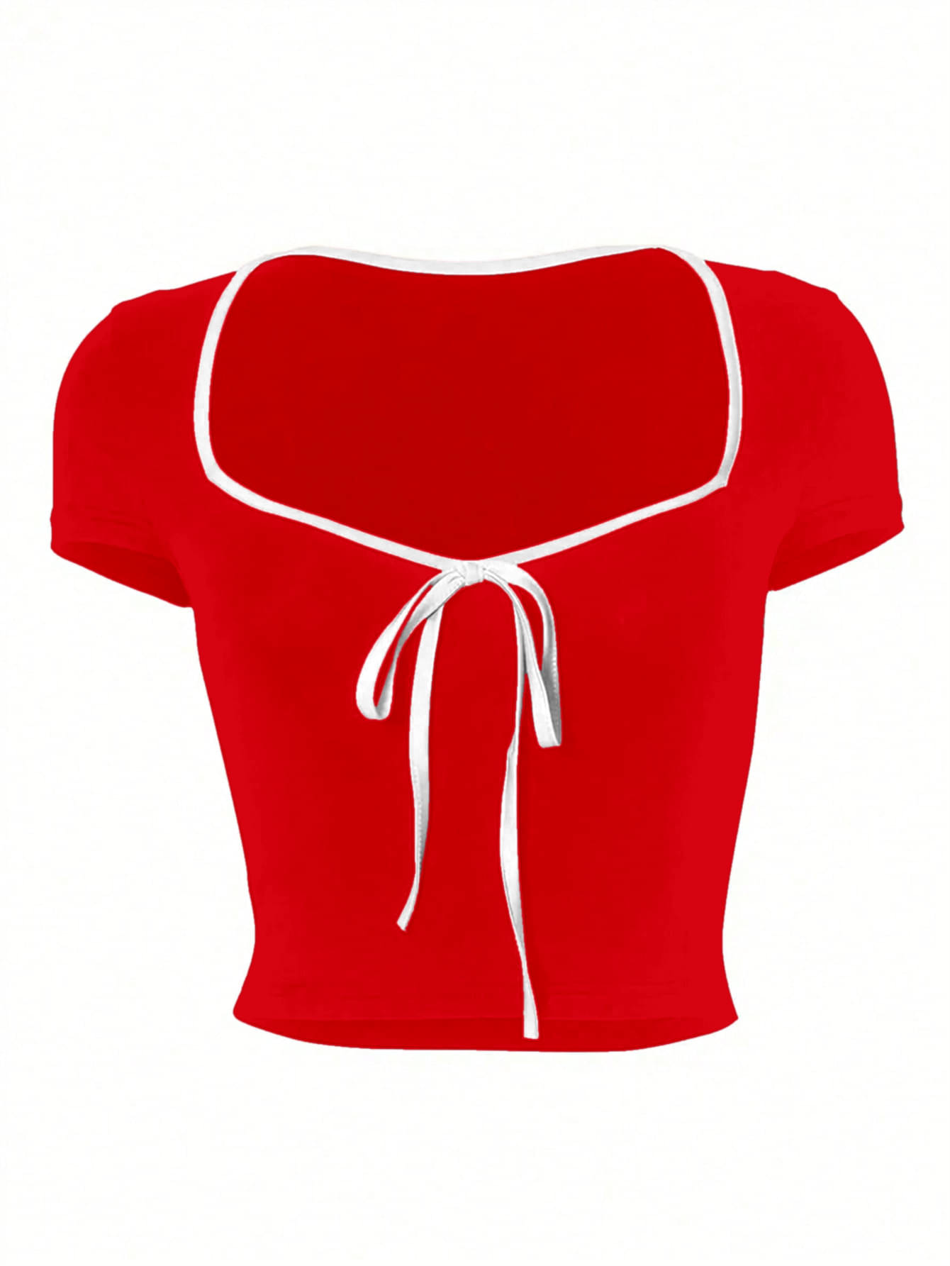     			Aahwan Women's Polyester Crop Top ( Red )