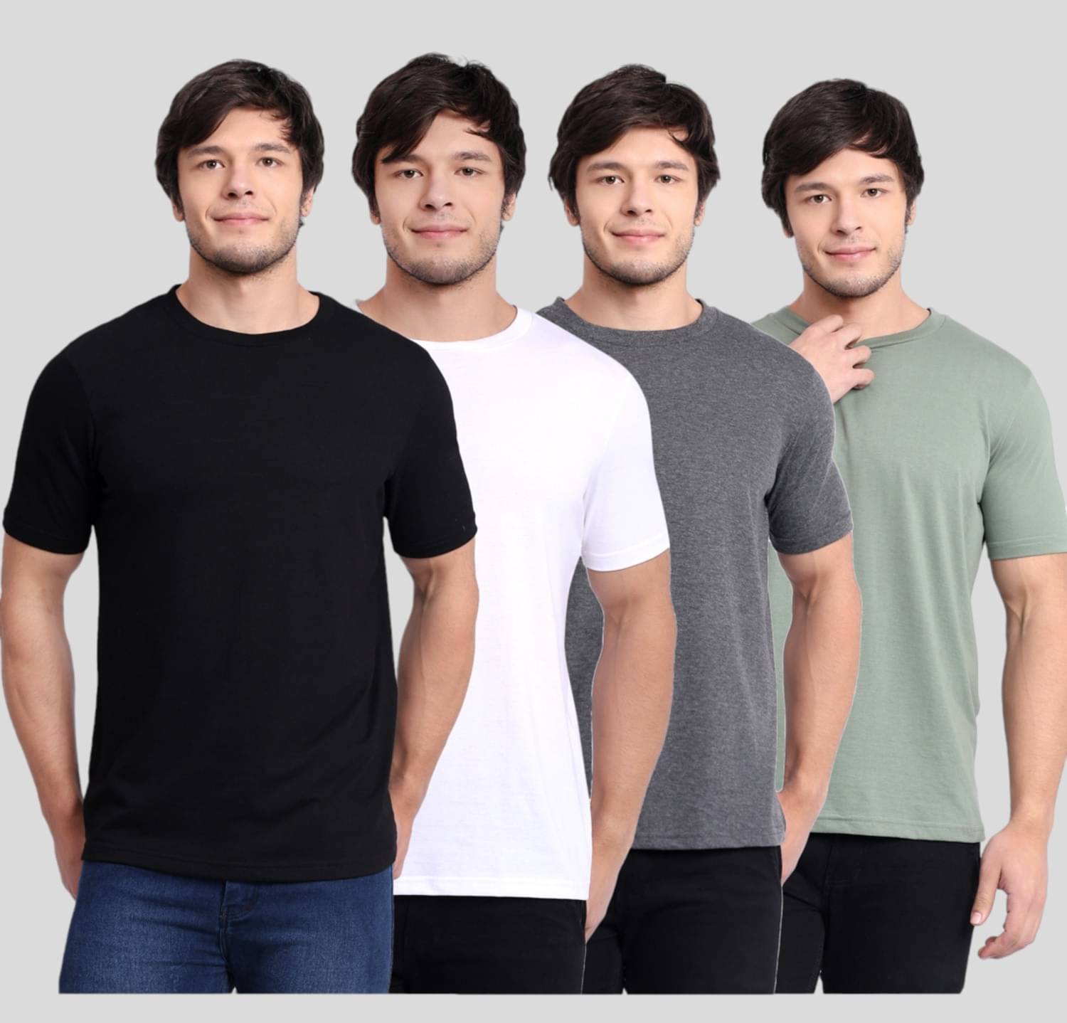 Betrost Pack of 4 Cotton Regular Fit Men's T-Shirt ( Multicolor )     			Betrost Pack of 4 Cotton Regular Fit Men's T-Shirt ( Multicolor )