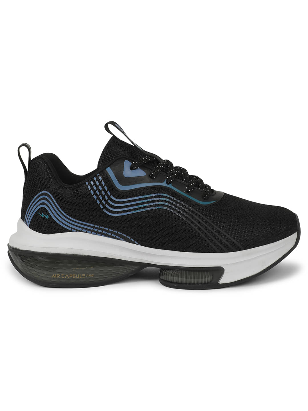 Campus LAM Black Men's Sports Running Shoes