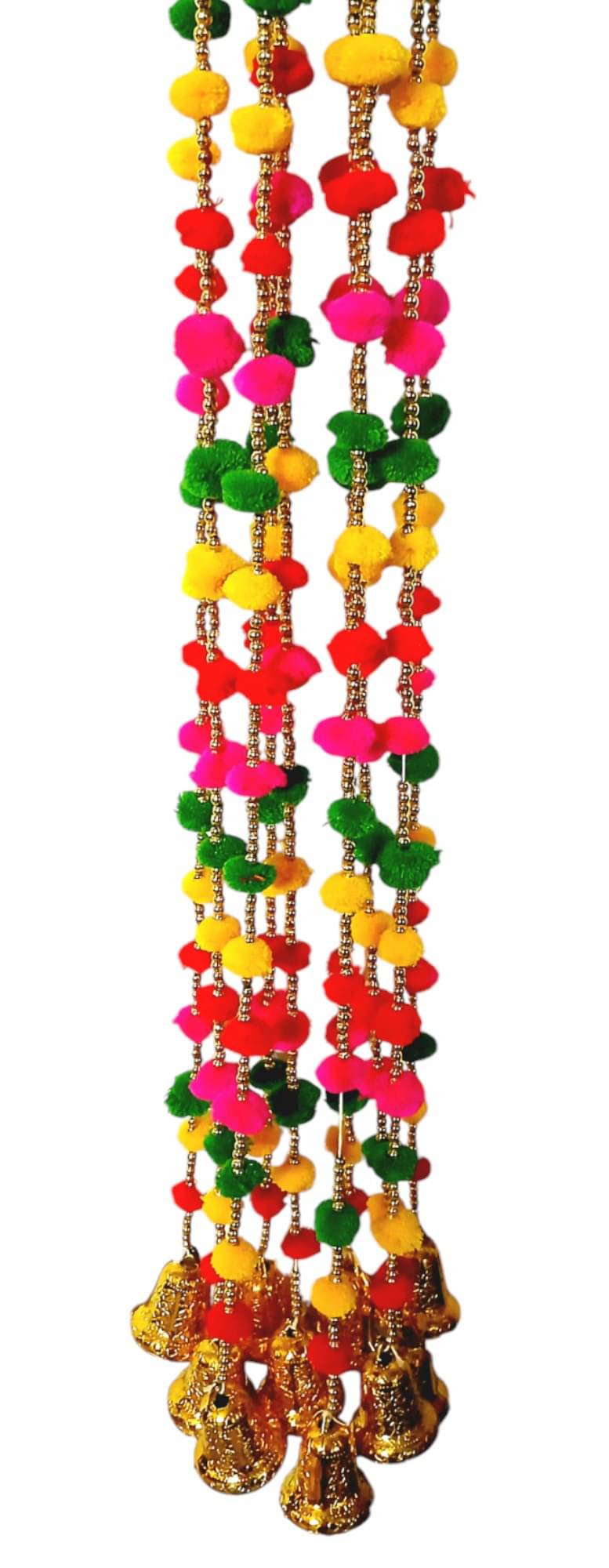     			Cherry Tree Handmade Door Hanging 4 ft Multi ( Pack of 4 )