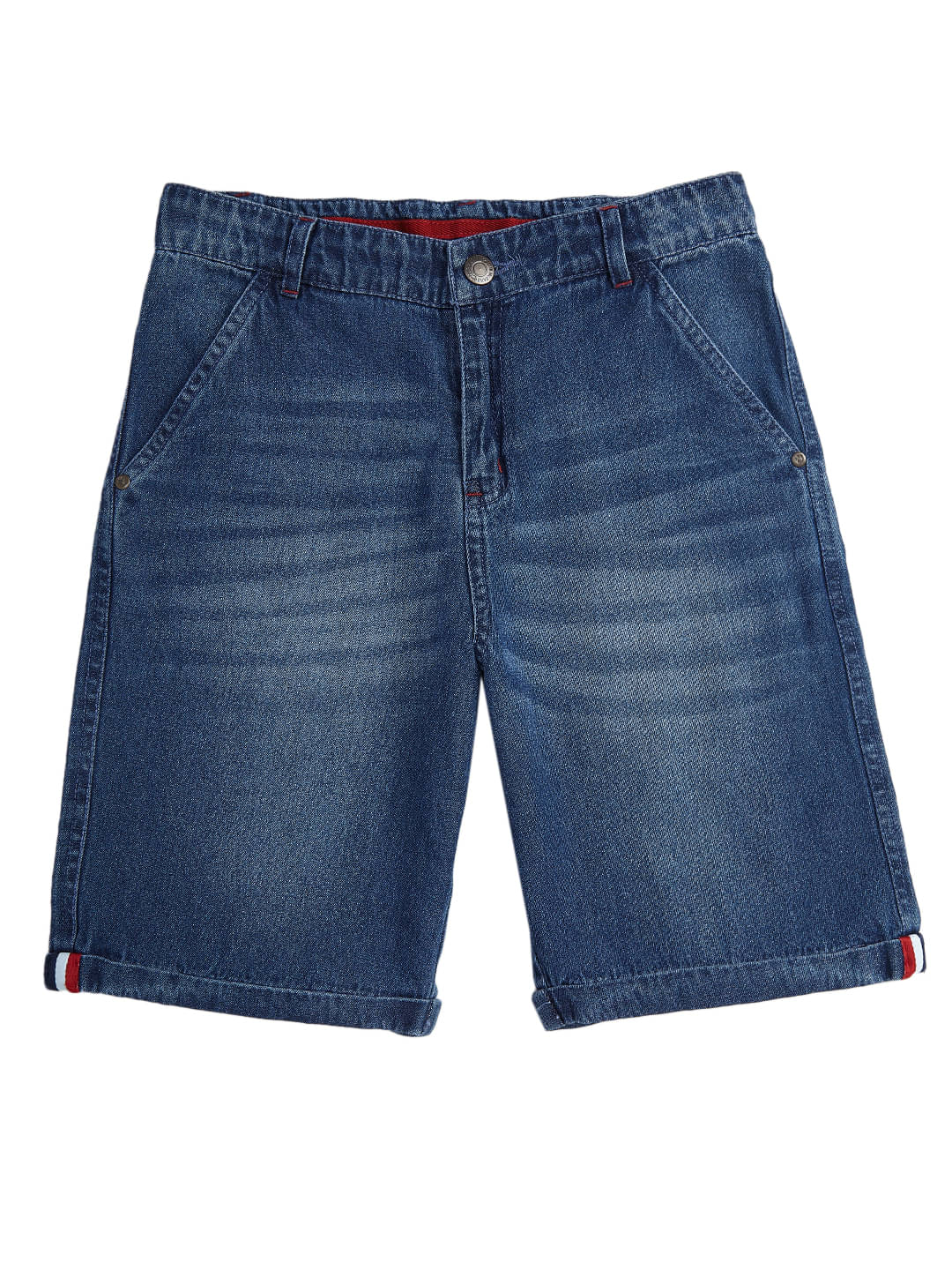     			Cub Mcpaws Pack of 1 Cotton Blend Shorts For Boys ( Denim Blue )