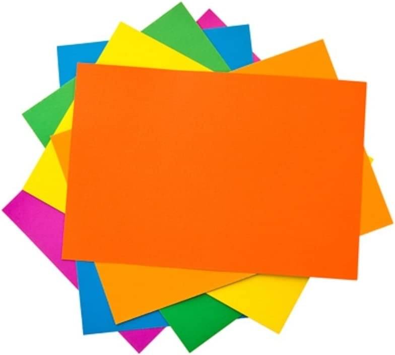     			Eclet A4 50 Coloured Sheets (5 Sheets 10 each color) Copy Printing/Art and Craft Paper Double Sided ColouredOffice Stationery Children's Day Gift, Birthday Gift, Party Favors,christmas decor etc.320
