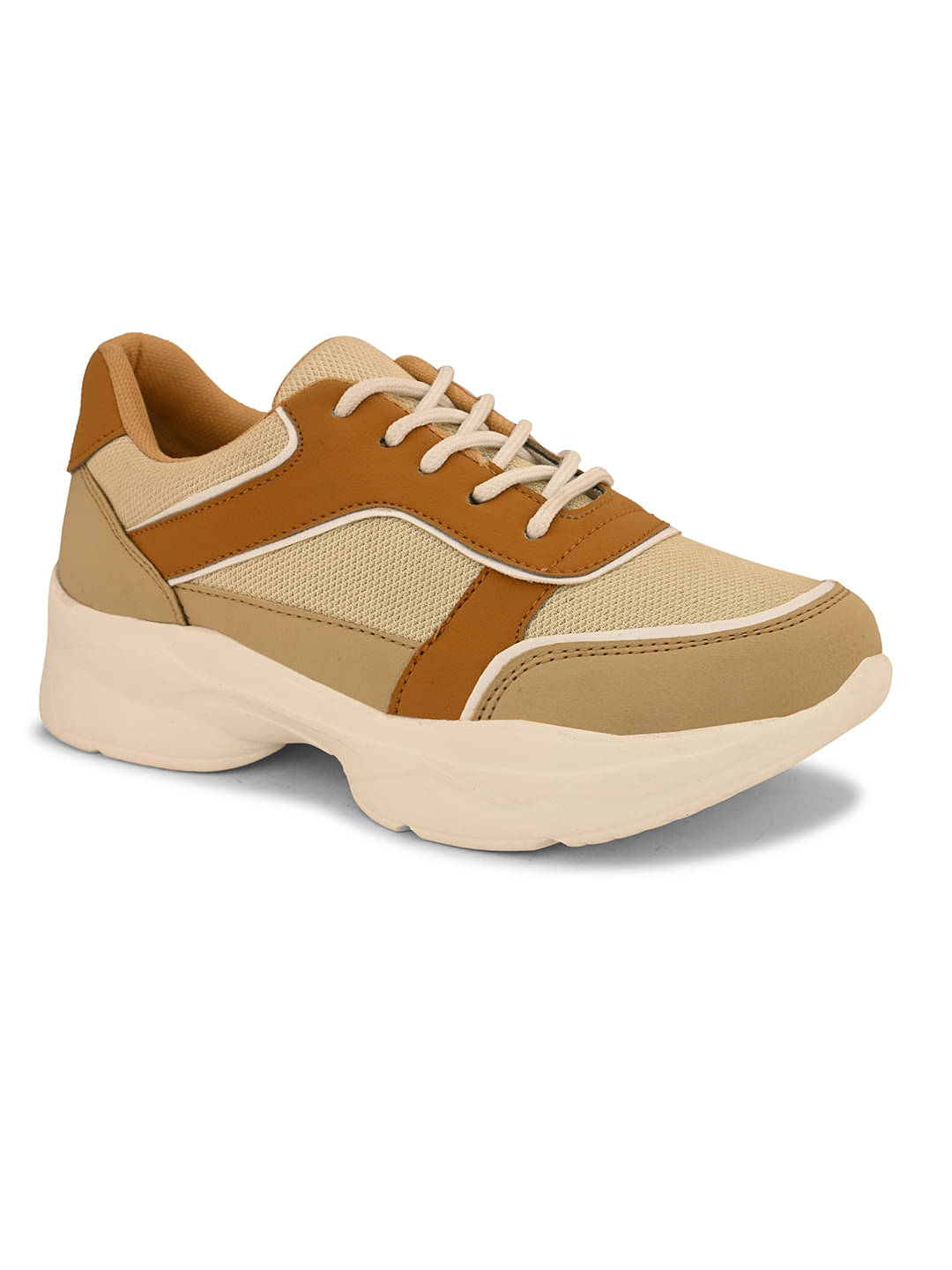    			Fashion Victim Beige Women's Sneakers